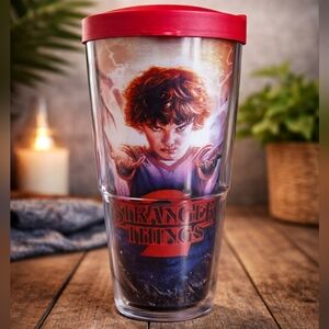 Tervis Stranger Things 24 oz Insulated Tumbler – Eleven Montage – Red Lid